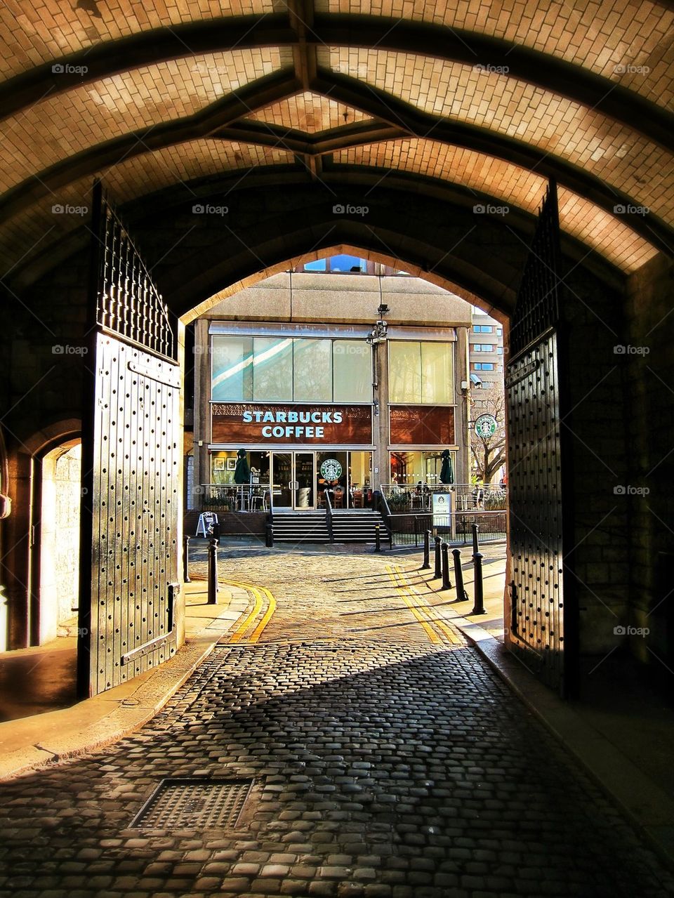 Starbucks at the End of a Tunnel