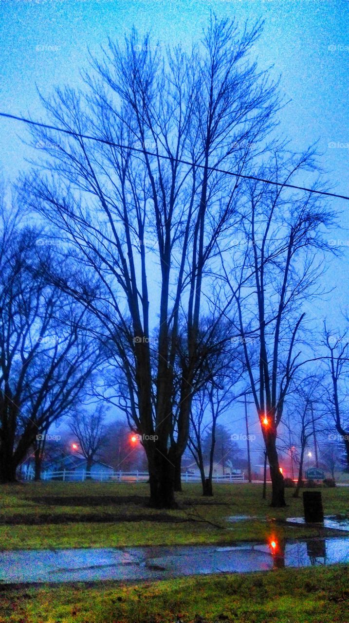 Dawn in Hartford City