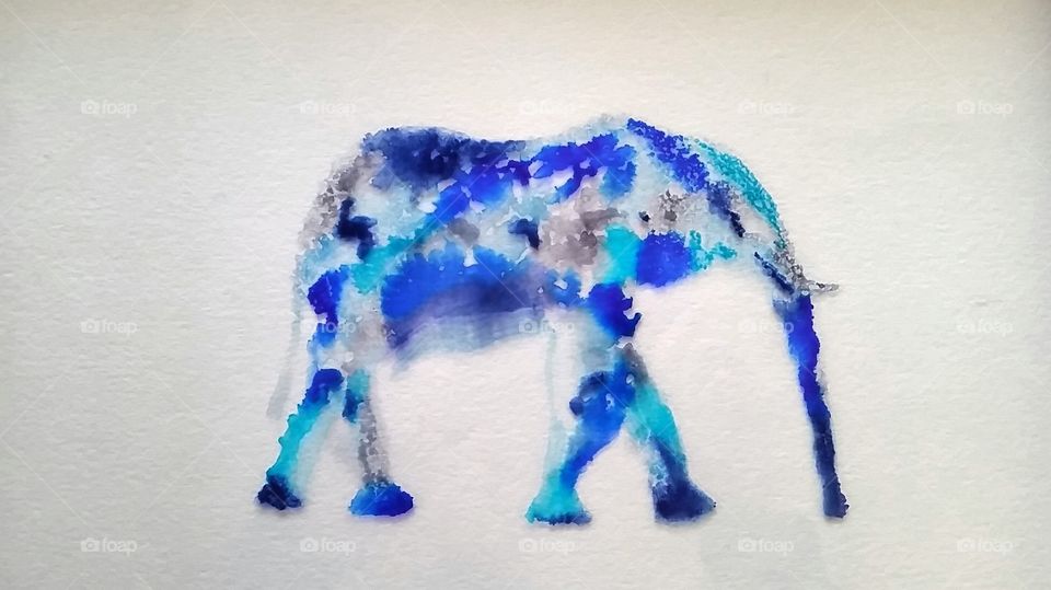 blue elephant