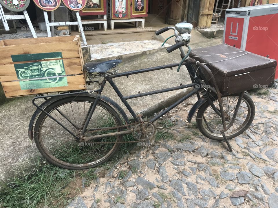 Minha velha bike. 