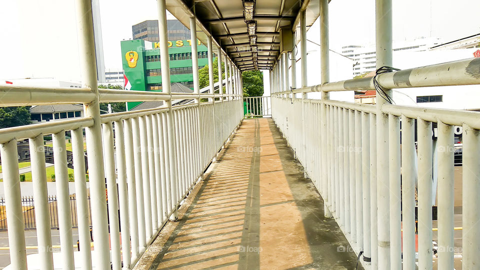 Crossing Bridge, Gambir. Jakarta Indonesia