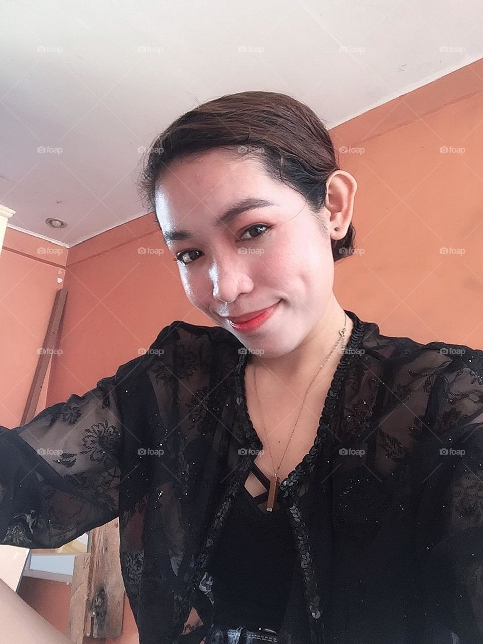 I just loved wearing black