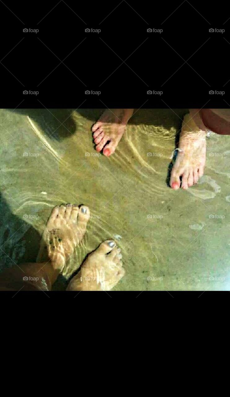 Toes in the water