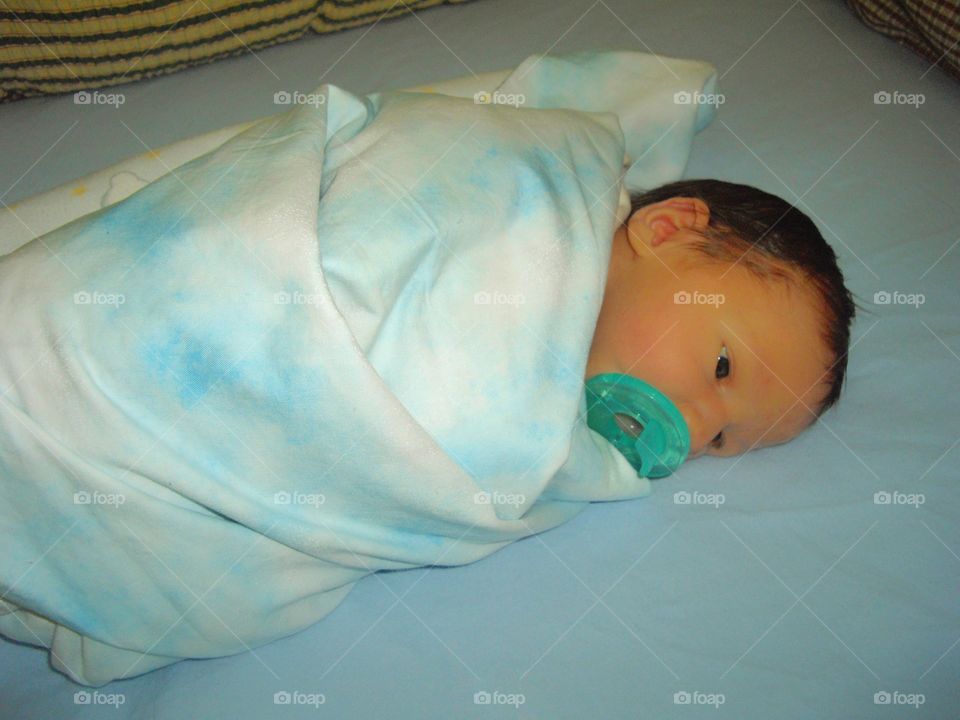 Swaddled Newborn
