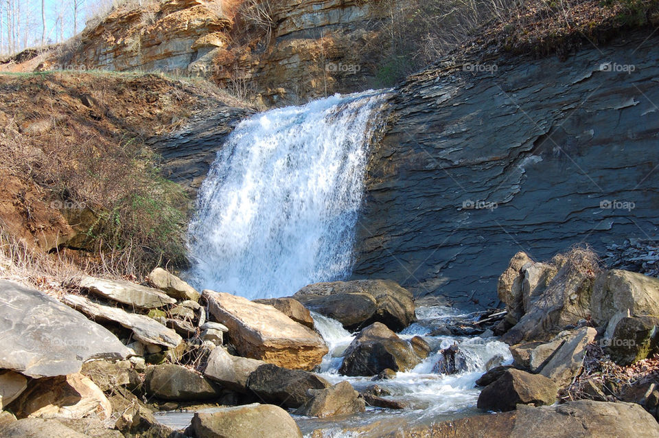 Old Indiana Waterfall