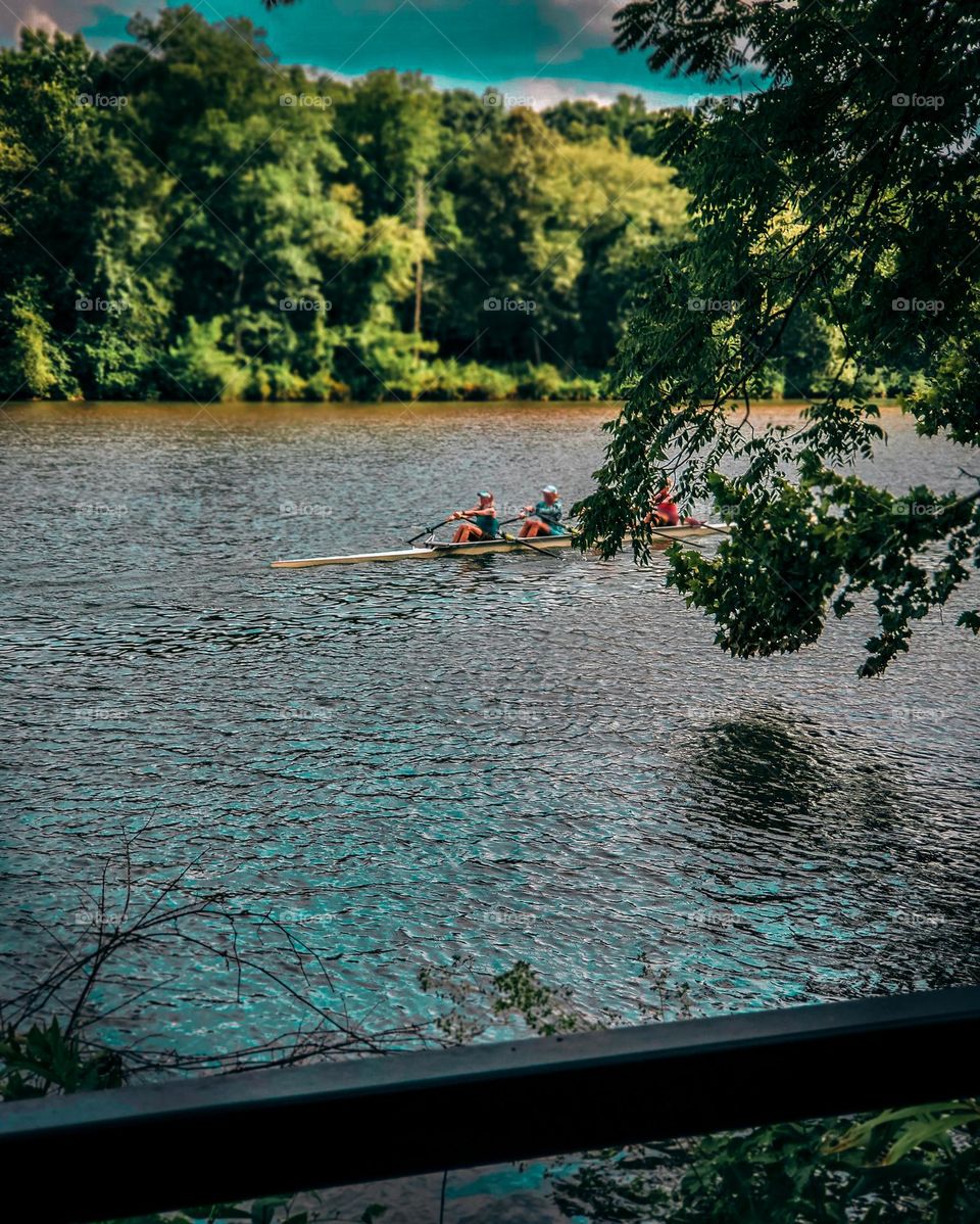 Women Sculling
