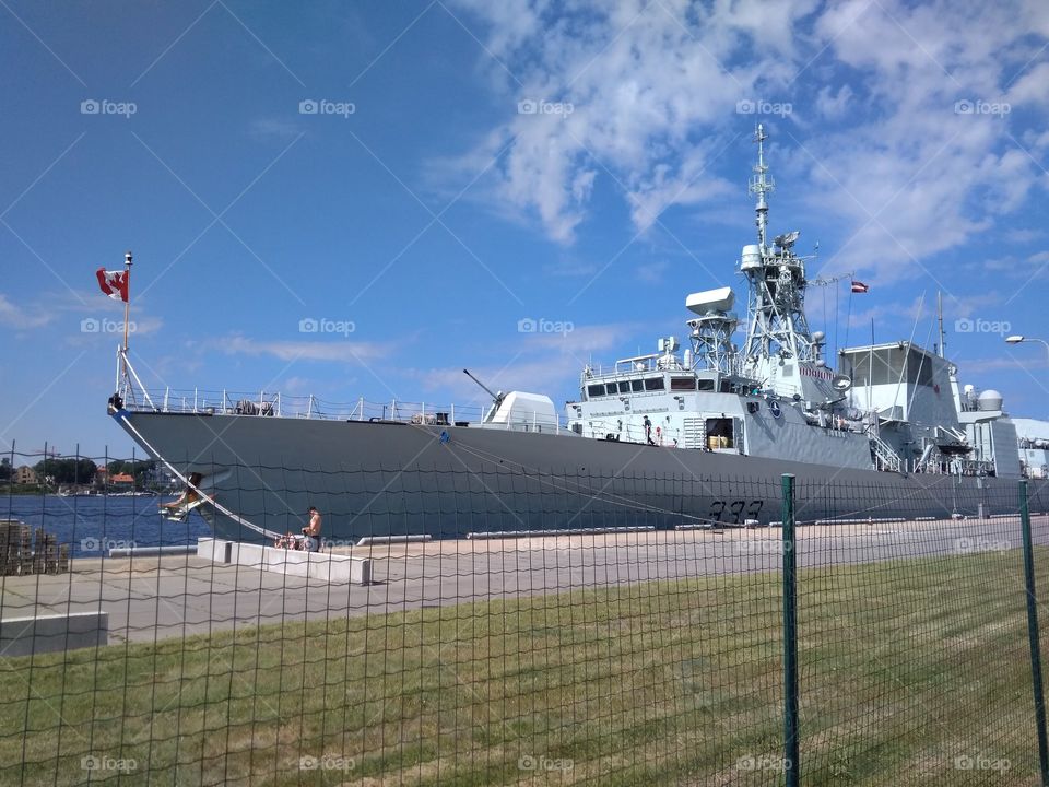 Toronto Canadian Military Navy Fleet Battle Guard NATO Ship