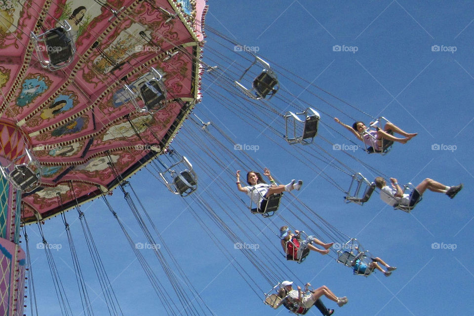 carnival fun ride amusement by pixel