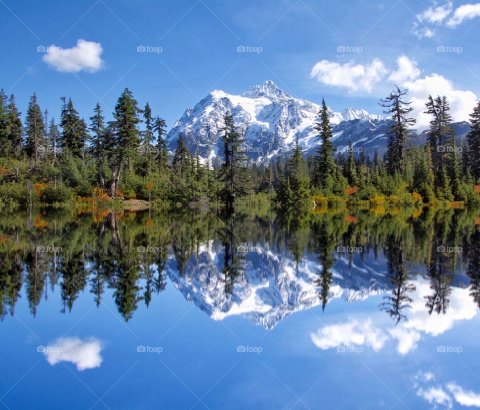 Picture Lake in the Northern Cascades