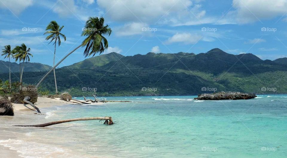 Beautiful beach, Dominican Republic