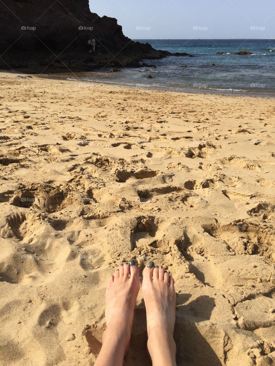 Sunbathing Lanzarote 