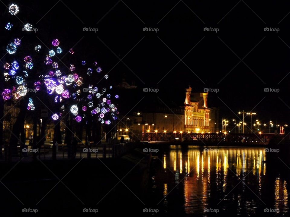 New year on a boat in Wroclaw