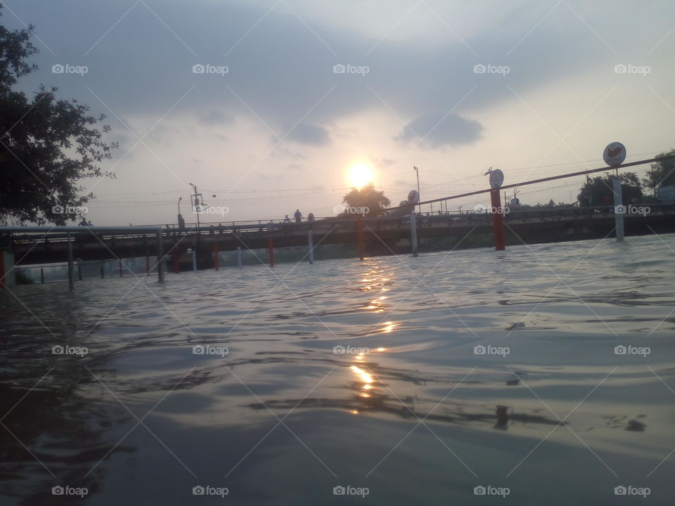 this photo click on morning time, location Haridwar when click it picture on Ganga river