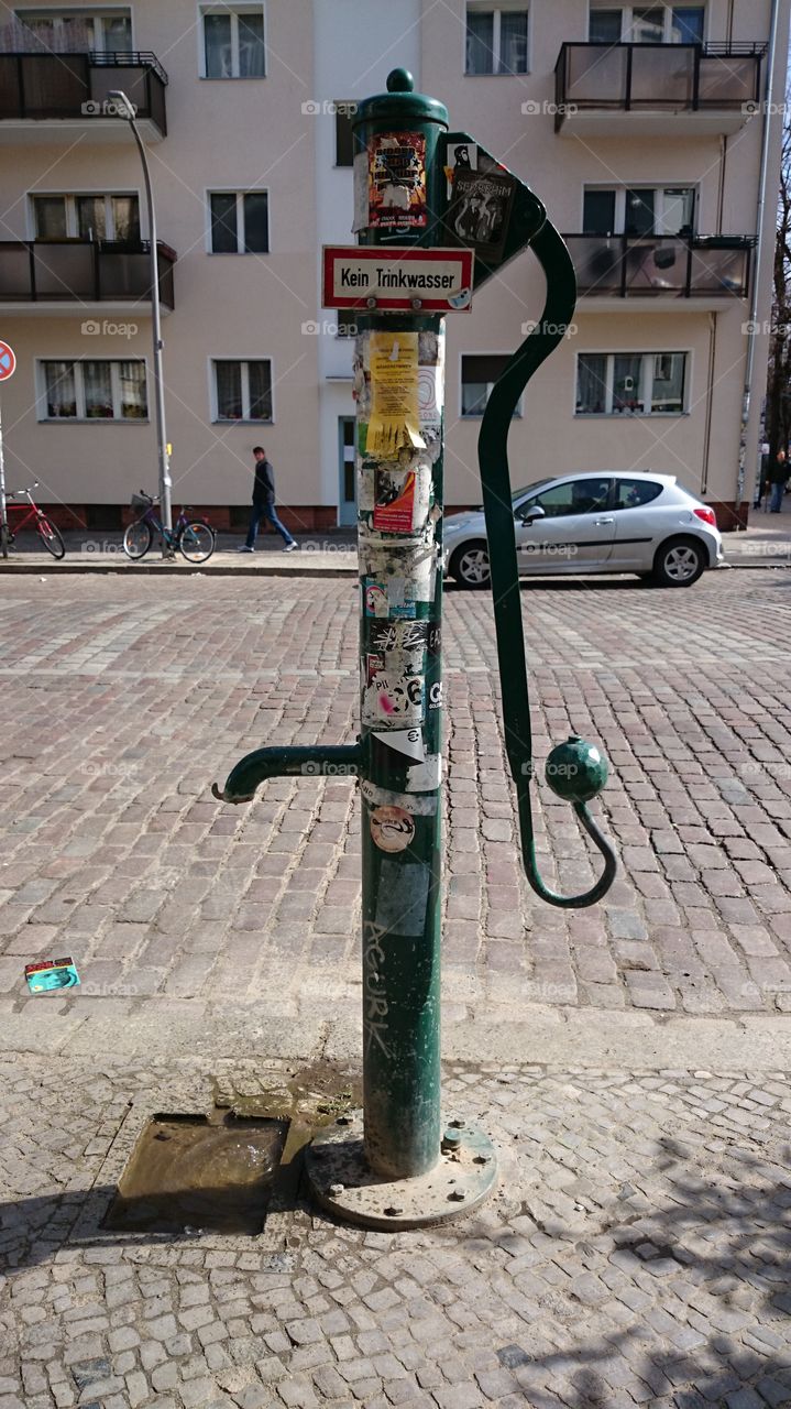 Old Hydrant . Old Hydrant in Berlin-Neukölln 