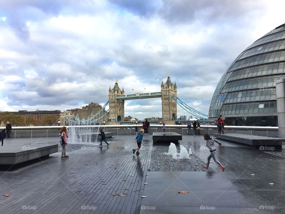 Children play - London