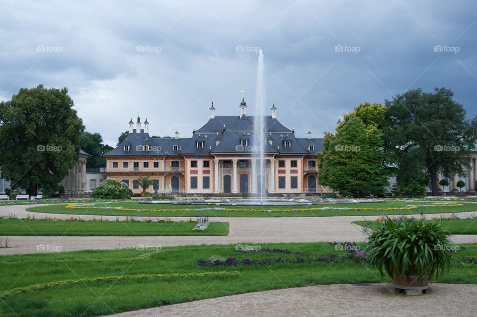 Castle Pillnitz view