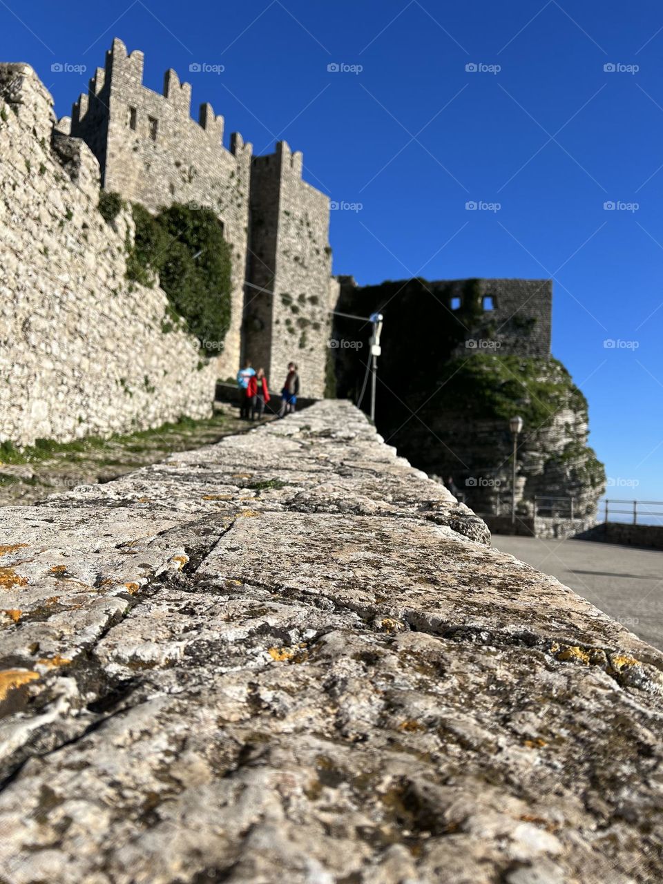 castle; Erice, Sicily 