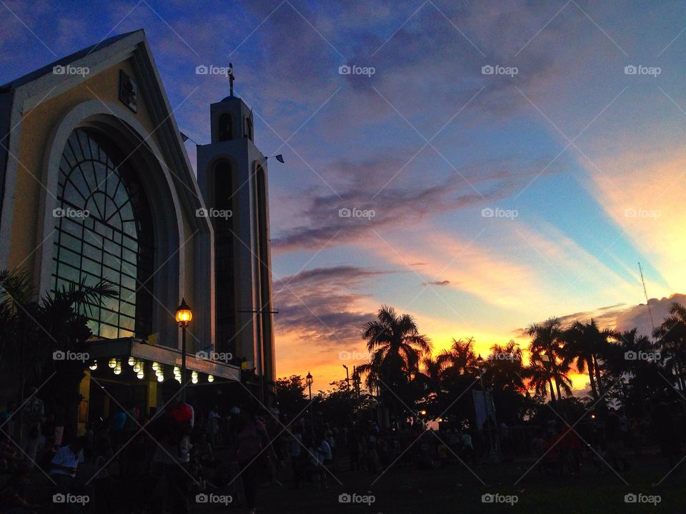 Window of Faith. It's just another ordinary Sunday, but an extraordinary moment capturing this scenery. 