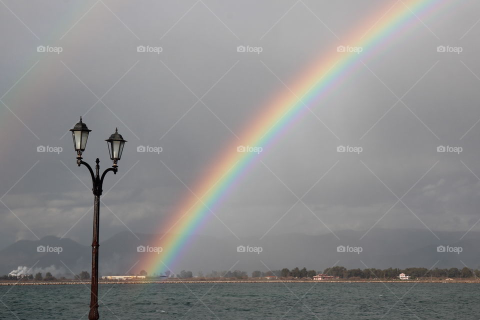 seaside rainbow