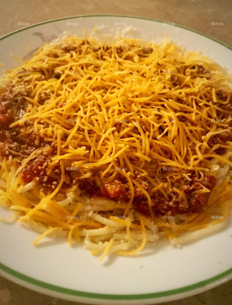 Cheesy Spaghetti 