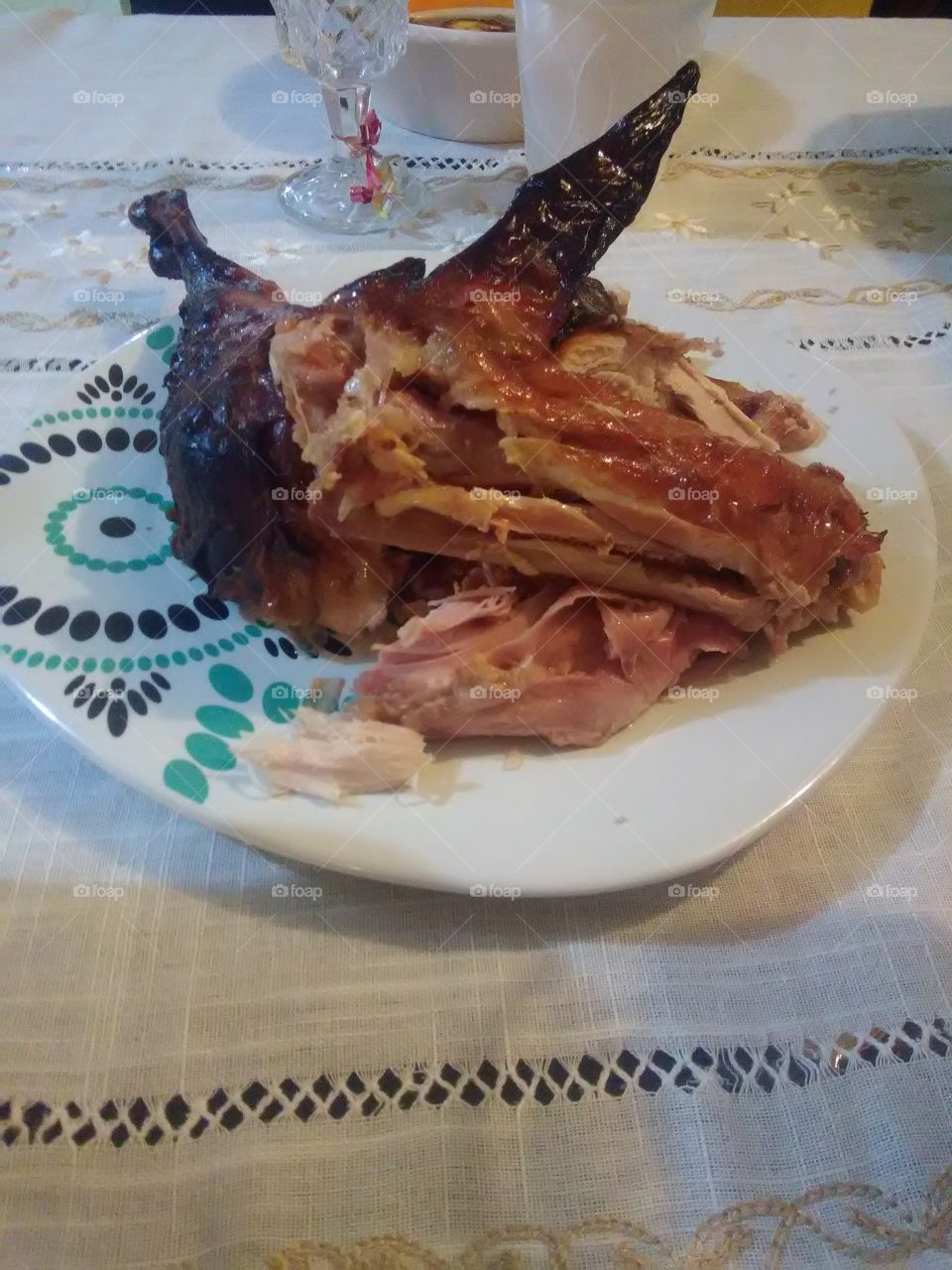 Cena, pavo delicious