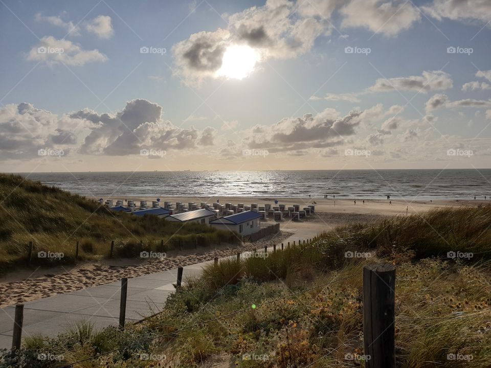 Beach Katwijk Netherlands