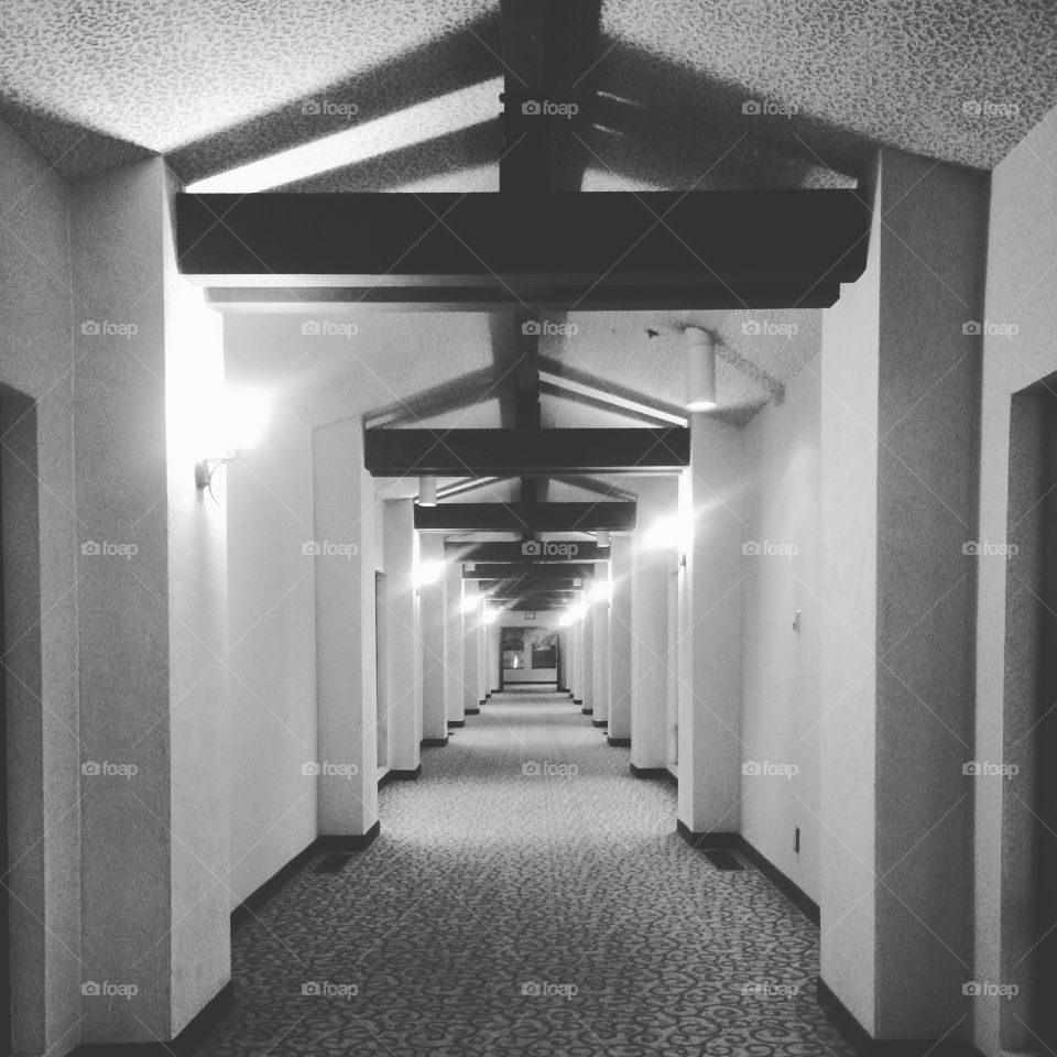 Hotel hallway 