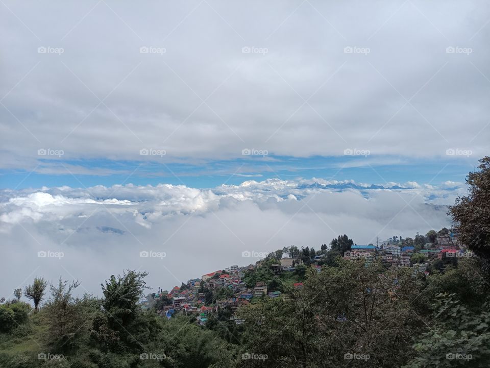 Natural view of kanchanjunga