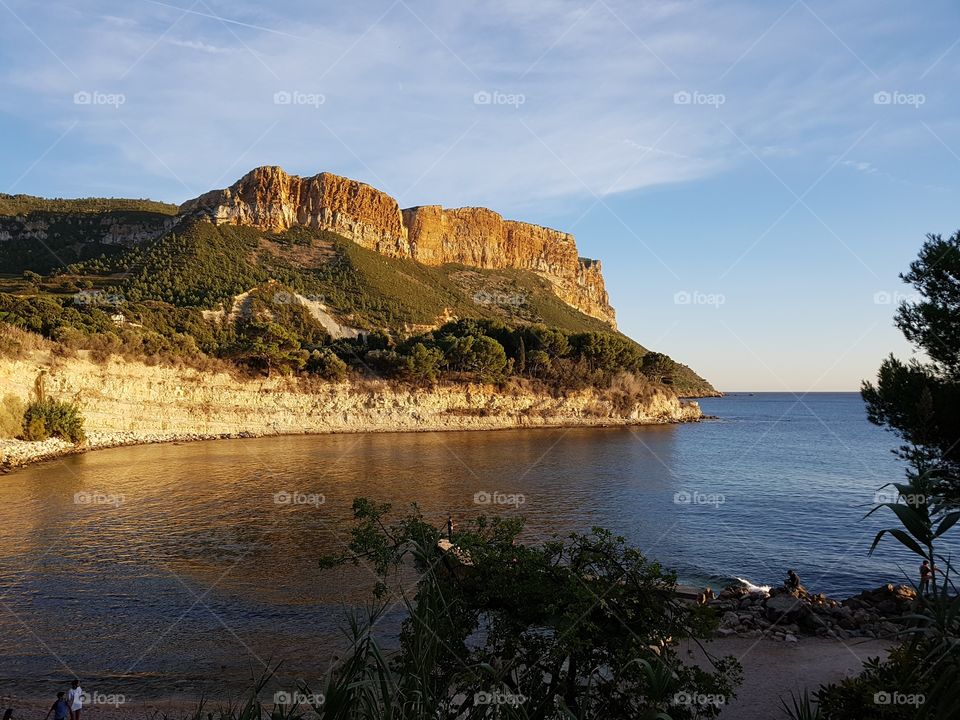 La côte d'Azur. Cassis