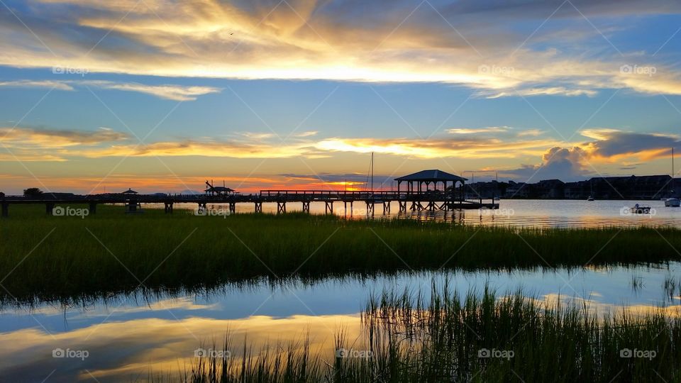 folly river sunset