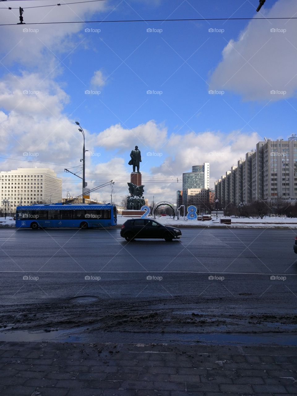 Moscow. Kaluzhskaya square