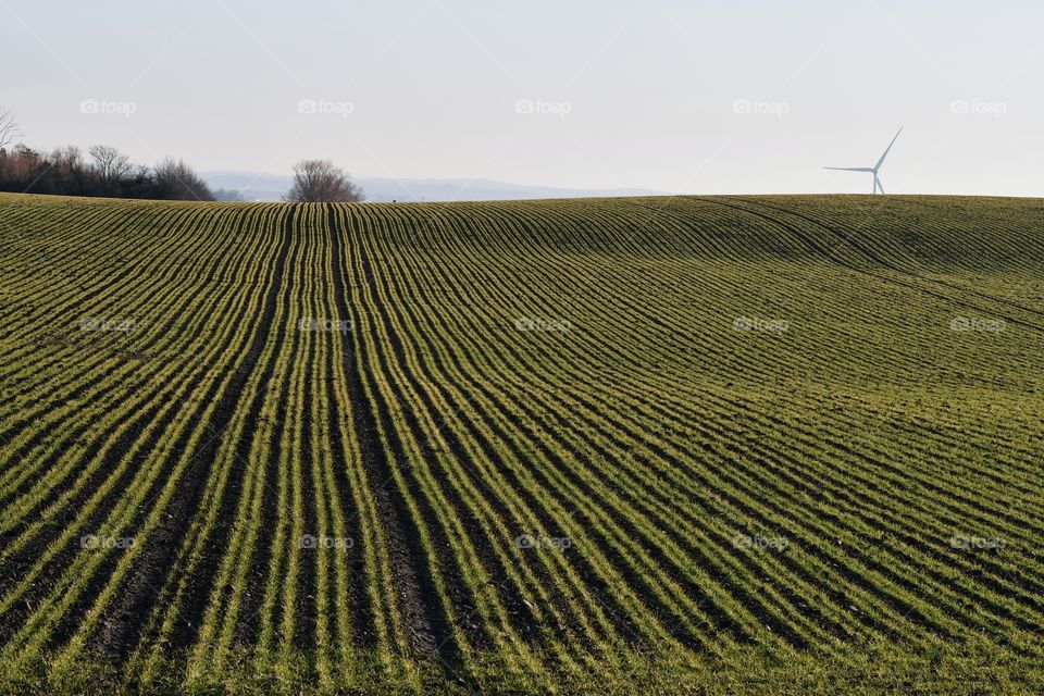 Photo of farmland on the countryside