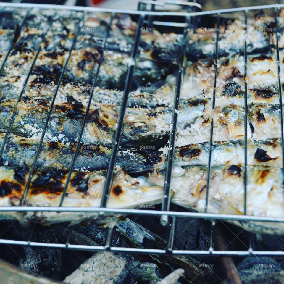 Grilled fish