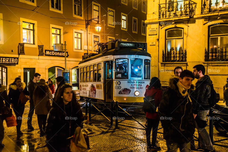 Lisbon at night