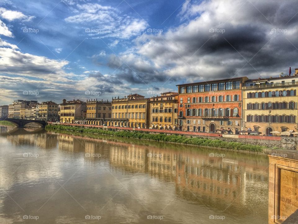 Arno river Florence 