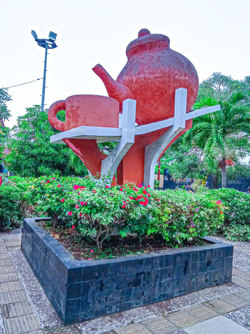 Indonesian teapot garden, Tegal city