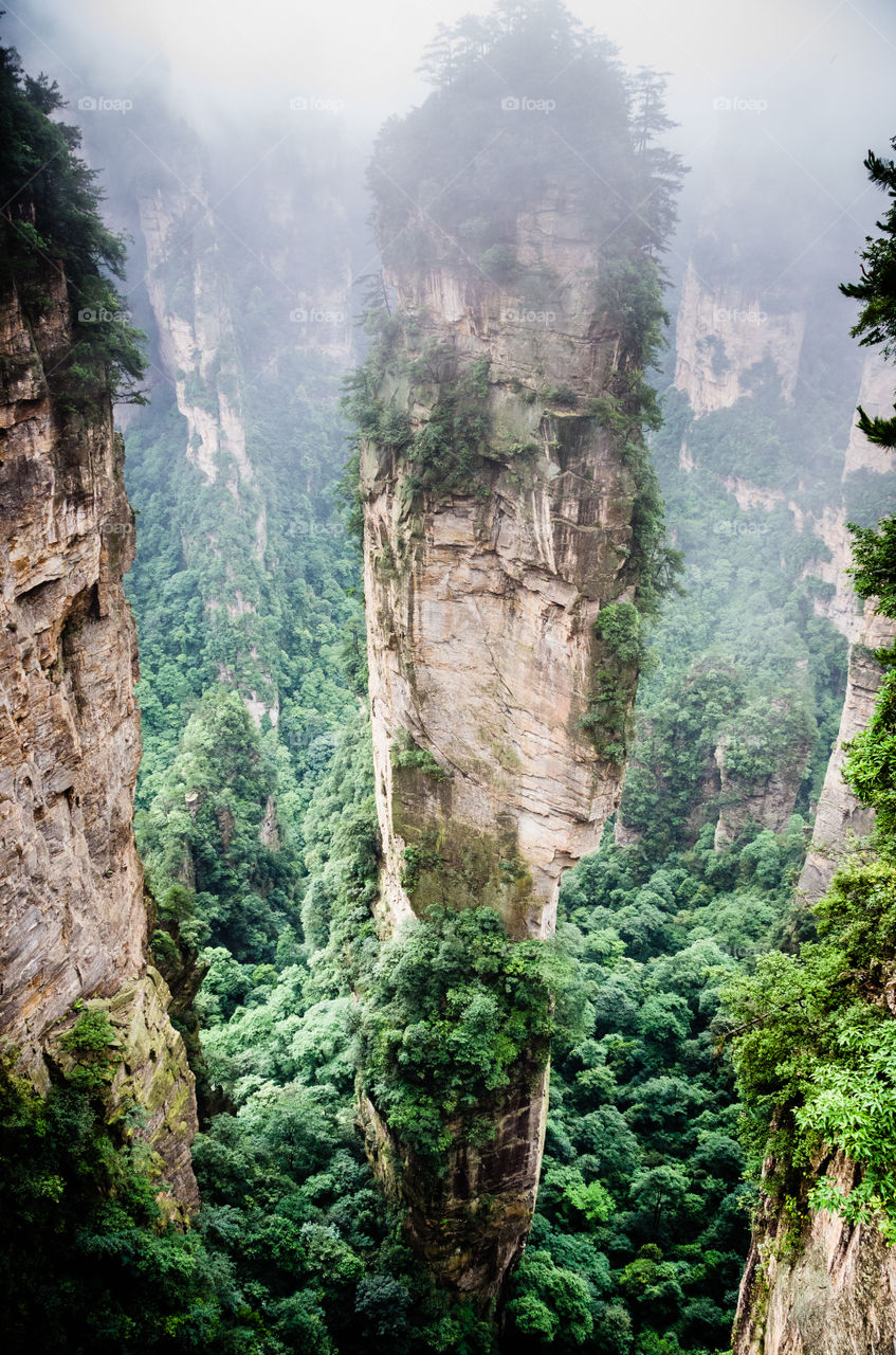 Zhangjiajie aka hallelujah mountains, china