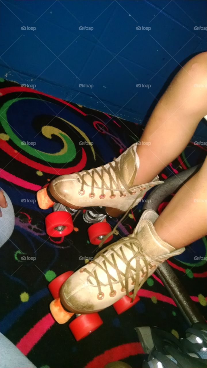 Retro Rollers. fun night at the local skate rink on roller skates