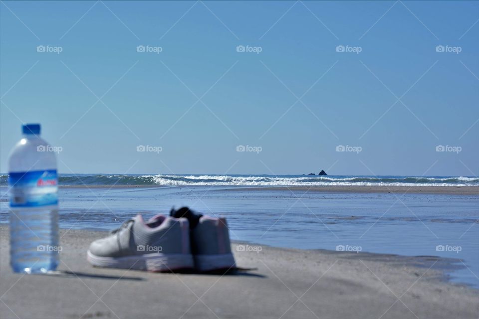 At the beach of Cheduba Island, Burma.