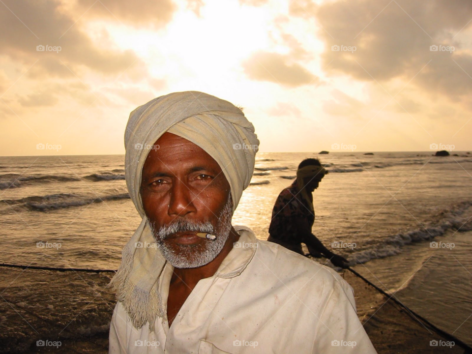 sunrise india fisherman andaman and nicobar islands by hoslo