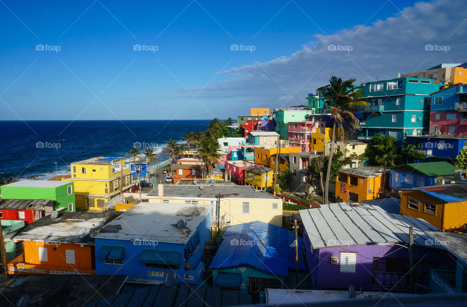 La perla, historical shanty town, Puerto Rico