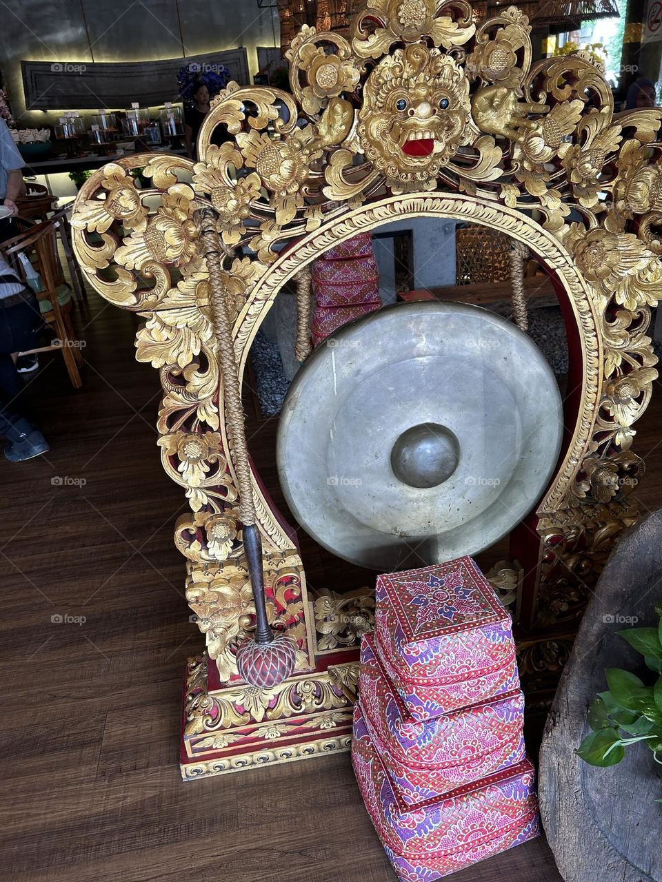 Kemong at front  Indonesia restaurant 