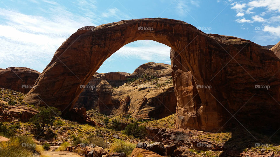 Rainbow Bridge at Lake Powell, UT