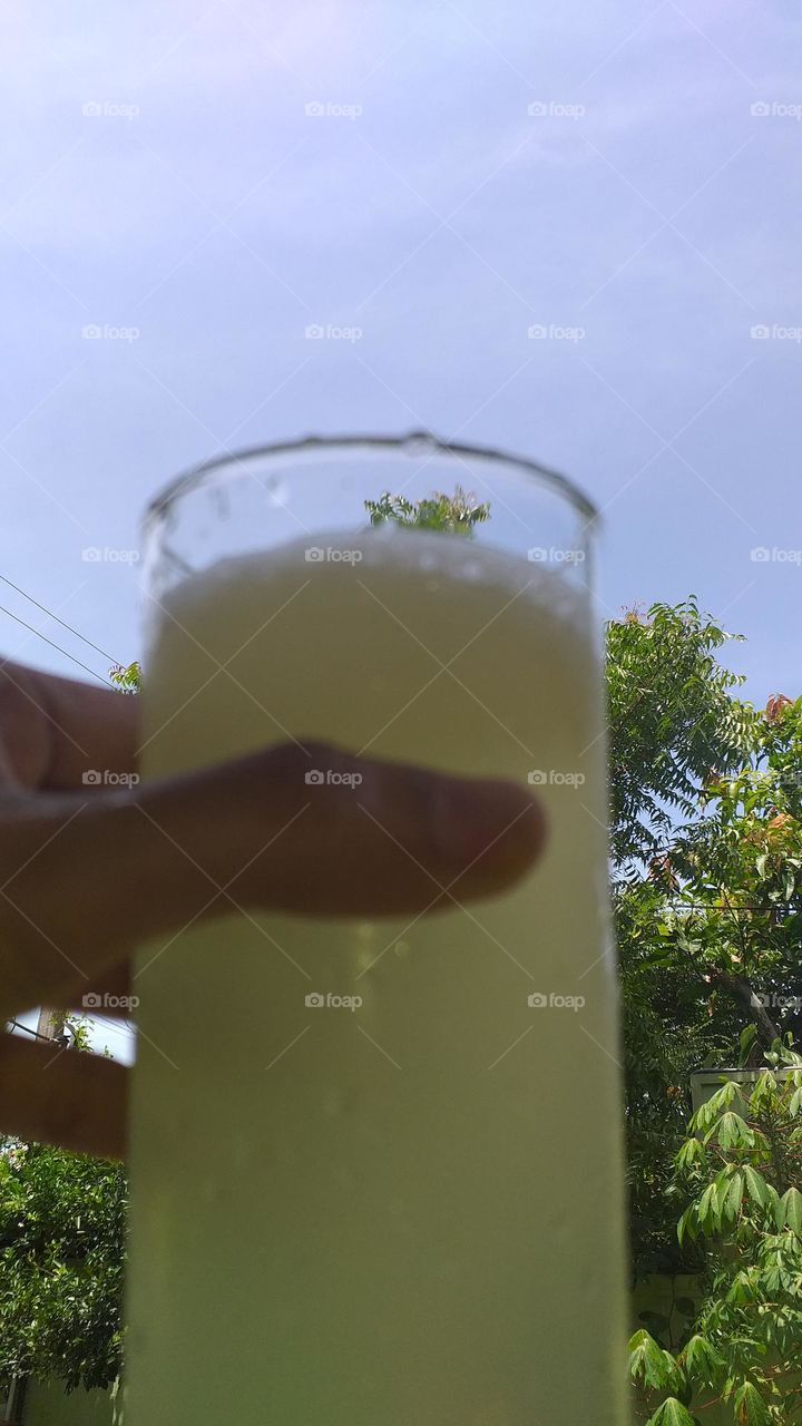 glass of aloe vera