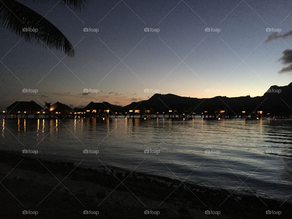 Bora Bora sunset