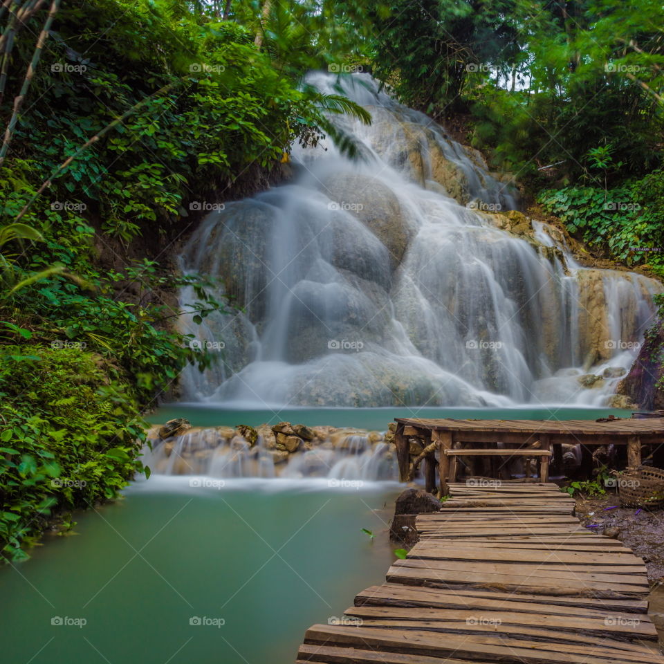 waterfall,  indonesia