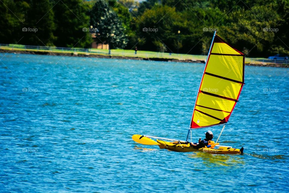 Yellow Kayak