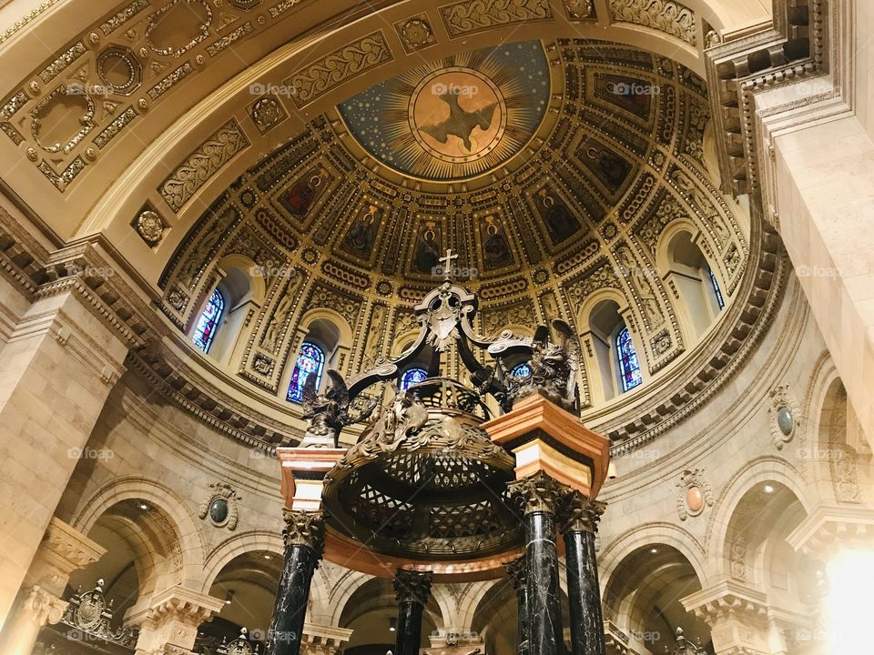Stunning Catholic Cathedral in St. Paul is a sight to see; the architecture is absolutely beautiful!! 