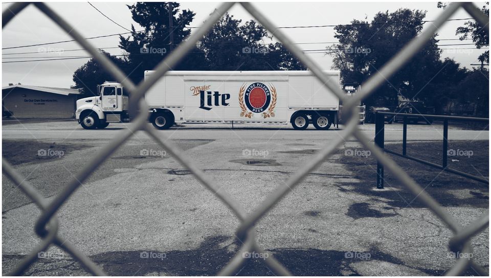 Miller lite truck. miler lite truck