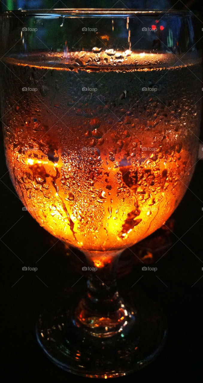 light white glass orange by delvec